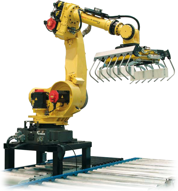 vollautomatische Roboter-Palettieranlage, Sackgreifvorrichtung